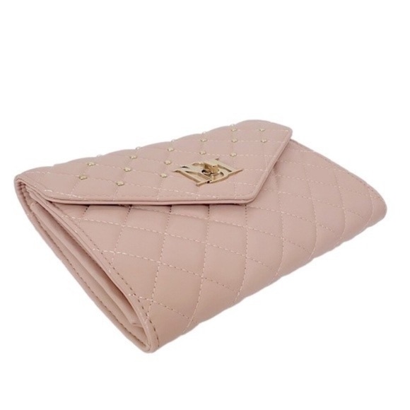 BUNDLE OF 2 - Badgley Mischka Blush Quilted Envelope Crossbody’s - NWT - Picture 6 of 8